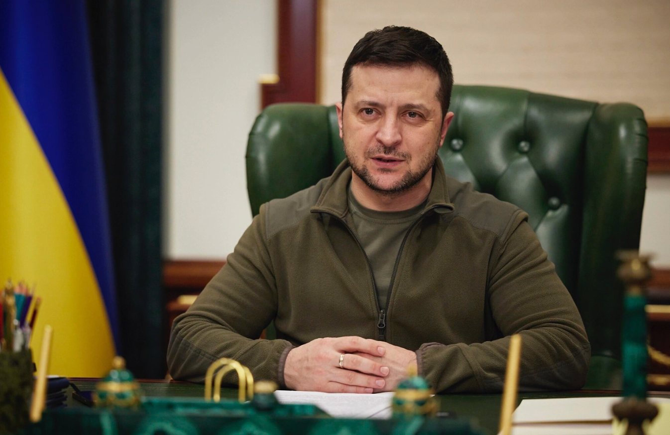 Tổng thống Ukraine Volodymyr Zelensky. (Ảnh: Getty)