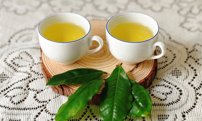 Trà xanh giàu chất chống oxy hóa epigallocatechin gallate. Ảnh: Bảo Bảo