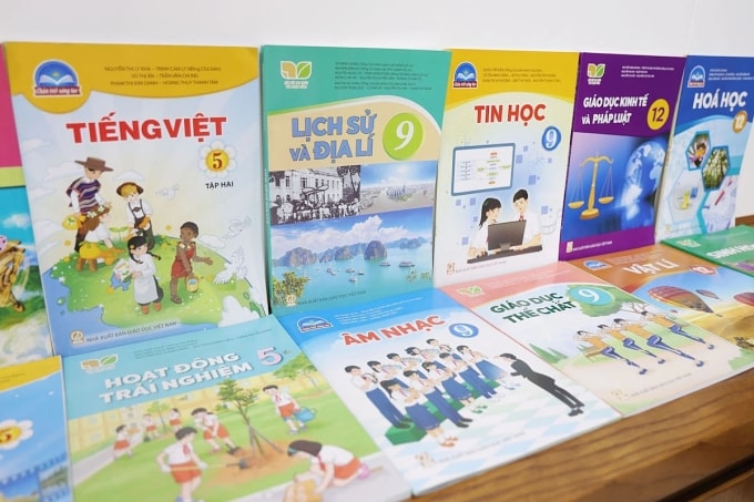 Sách giáo khoa hiện hành. Ảnh: Nhà xuất bản Giáo dục Việt Nam