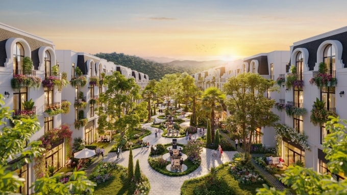 Signature home sở hữu công viên rộng hơn 1.500 m2 sau nhà. Ảnh: Vlasta Thủy Nguyên