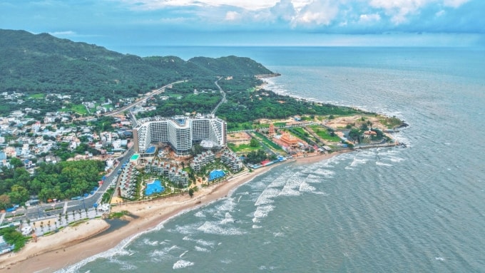 Các dự án nghỉ dưỡng tại Long Hải. Ảnh: Phan An