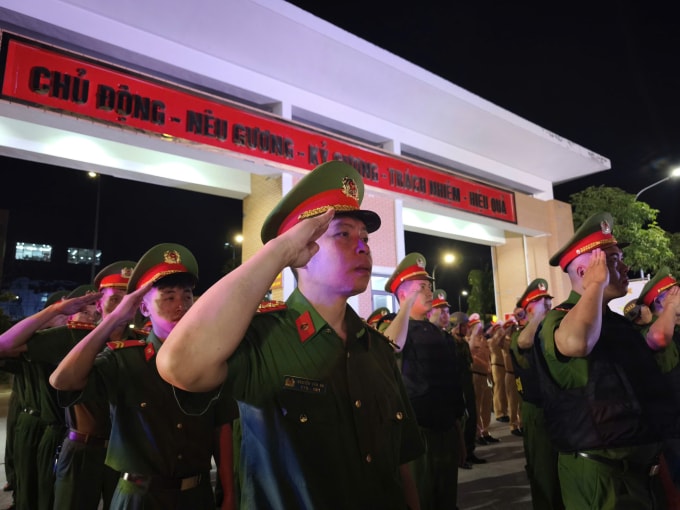 QN14 gồm nhiều lực lượng, bố trí linh hoạt trên các tuyến, đại bàn phức tạp. Ảnh: Lê Tân