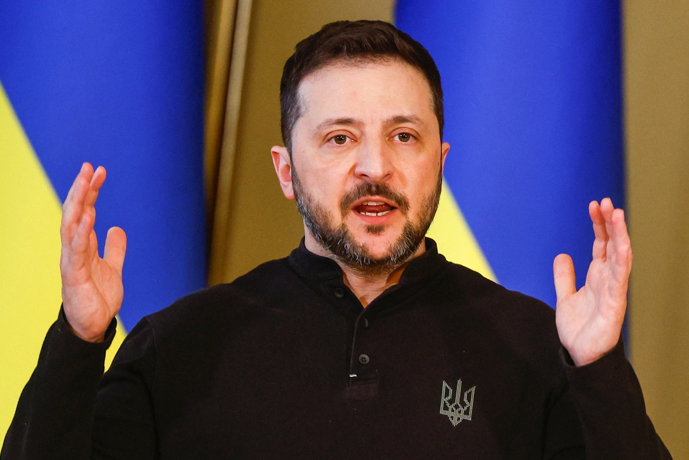 Tổng thống Ukraine Volodymyr Zelensky. (Ảnh: Reuters)
