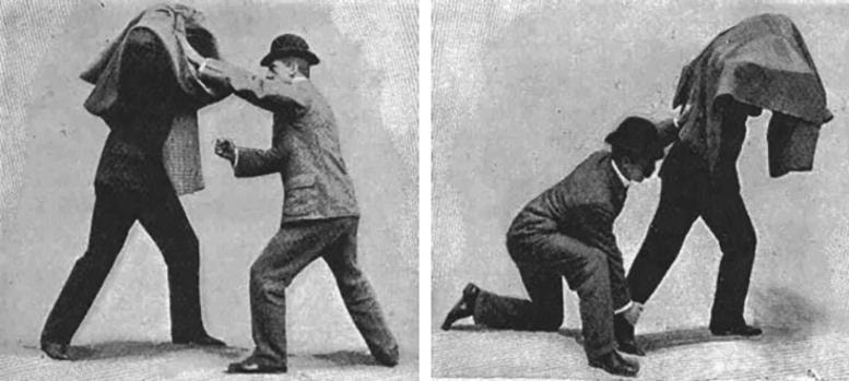 Áo khoác cũng có thể trở thành vũ khí tự vệ trong Bartitsu