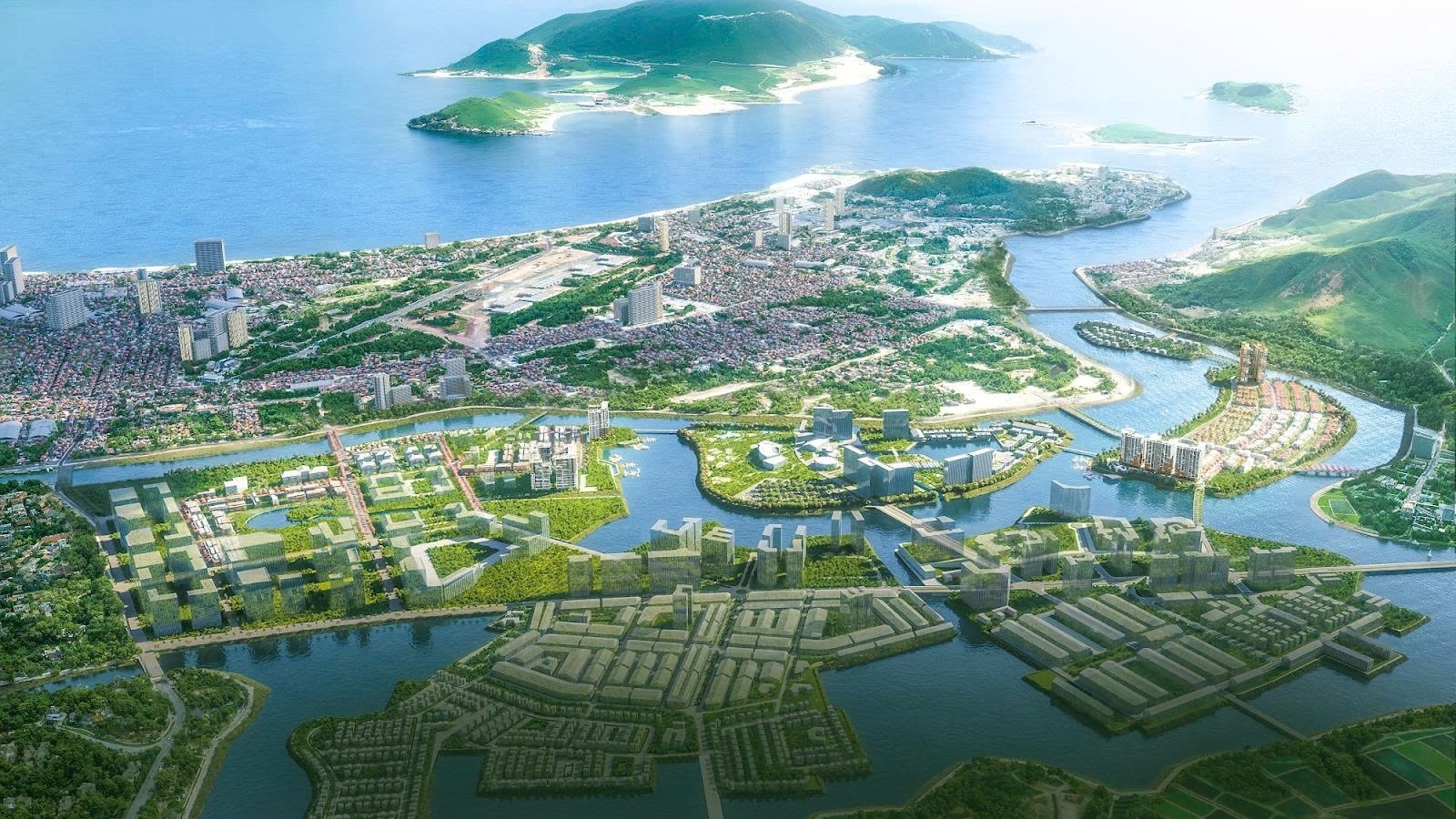 Phối cảnh Khu đô thị hỗn hợp Nha Trang.