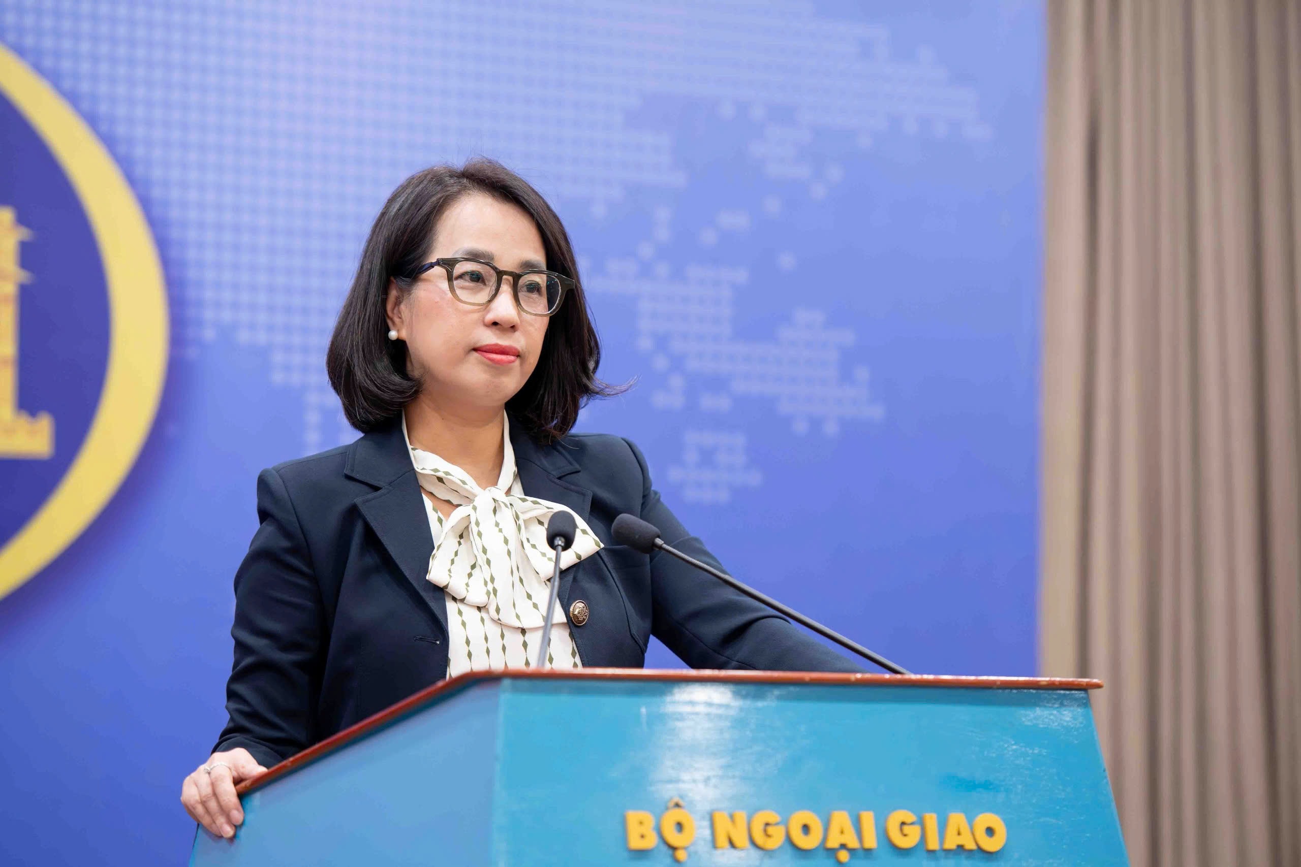 Người phát ngôn Bộ Ngoại giao Phạm Thu Hằng. (Ảnh: Bộ Ngoại giao)
