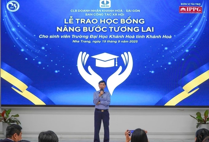 Chủ tịch tập đoàn Liên Thái Bình Dương phát biểu tại sự kiện. Ảnh: IPPG