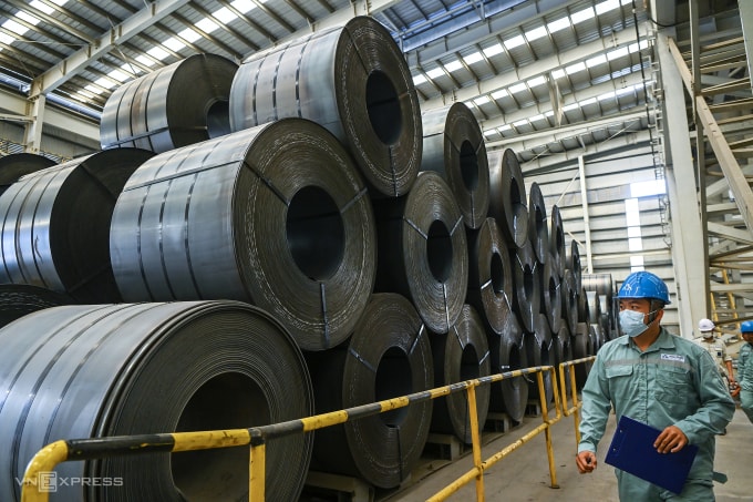 Nhà máy thép Hòa Phát ở Dung Quất vào tháng 4/2024. Ảnh: Giang Huy