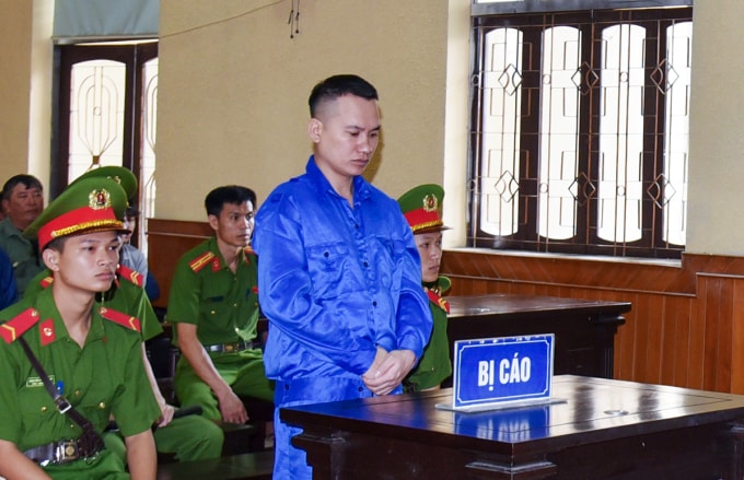 Bị cáo Sơn tại tòa. Ảnh: Hùng Lê