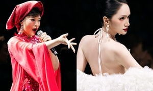 Sao Mai Thu Hằng tái xuất rực rỡ, Hương Giang khoe vai trần đầy mê hoặc
