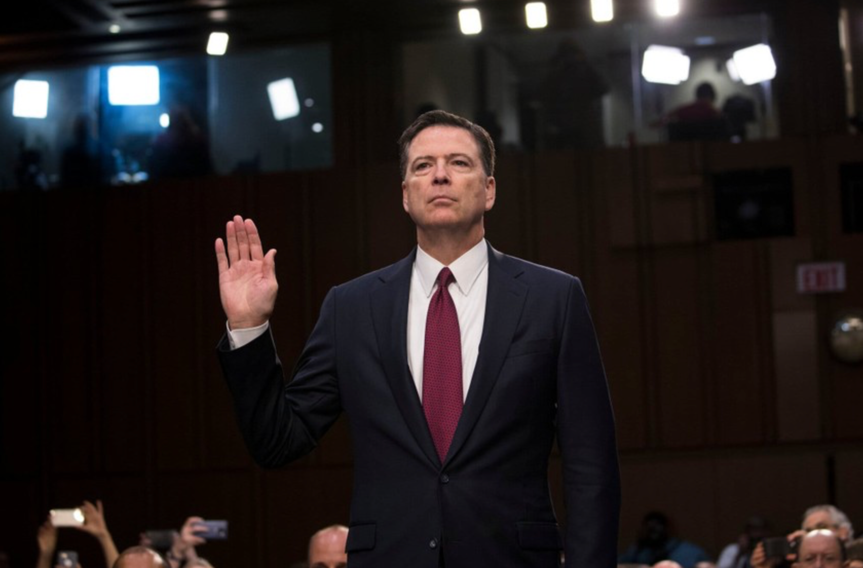Cựu Giám đốc FBI James Comey. (Ảnh: The New York Times)