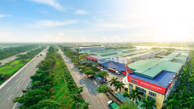 Toàn cảnh khu nhà máy của Sunhouse. Ảnh: Sunhouse