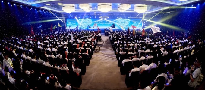 Sự kiện thu hút hơn 1.000 chuyên viên kinh doanh. Ảnh: Ánh Dương