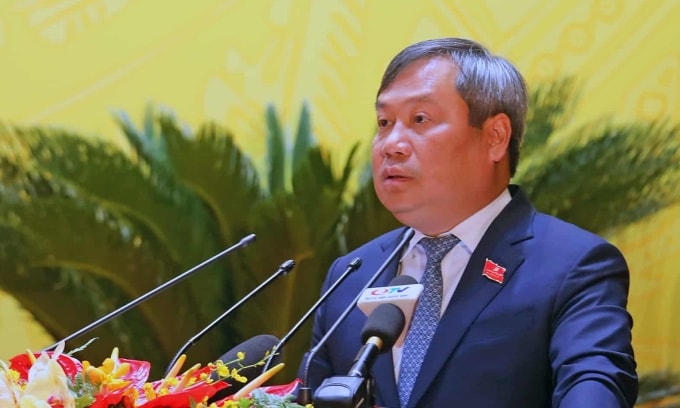 Ông Vũ Đại Thắng tái đắc cử Bí thư Tỉnh ủy Quảng Ninh nhiệm kỳ 2025-2030. Ảnh: Xuân Hoa