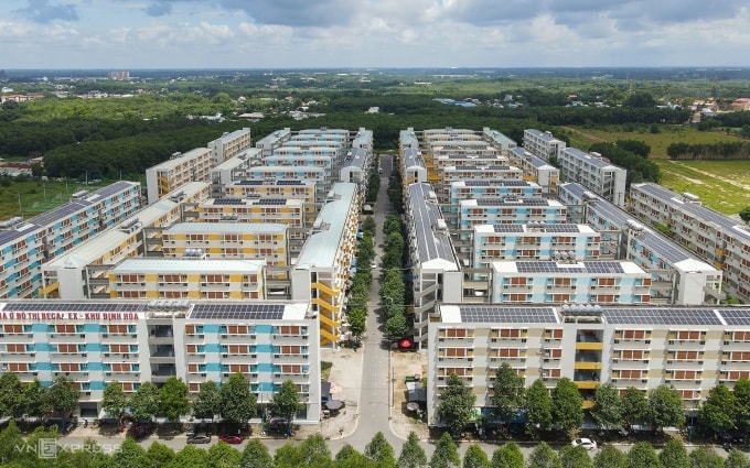 Một khu nhà ở xã hội tại phường Chánh Hiệp, TP HCM. Ảnh: Quỳnh Trần