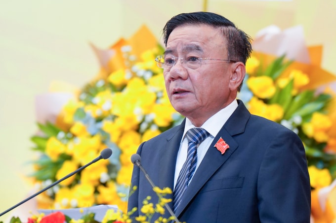 Thường trực Ban Bí thư Trần Cẩm Tú. Ảnh: Nguyễn Đông