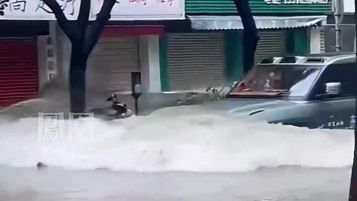 Vướng lao lý vì lái xe sang dạo phố giữa bão