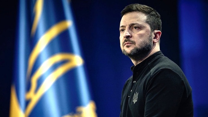 Tổng thống Ukraine Zelensky.