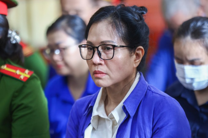 Bà Lê Thúy Hằng tại tòa. Ảnh: Quỳnh Trần