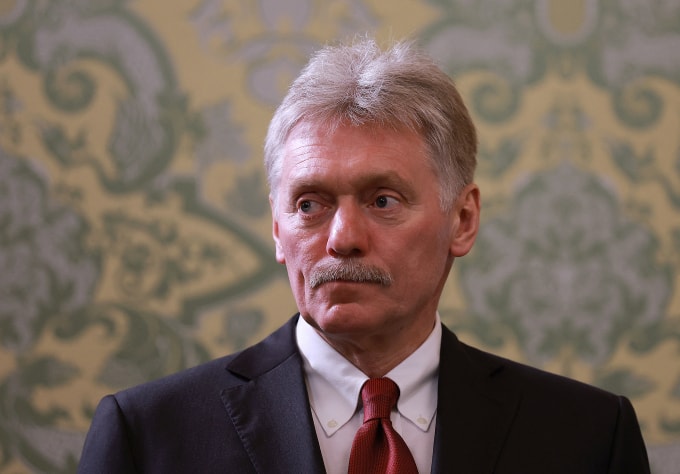 Phát ngôn viên Điện Kremlin Dmitry Peskov tại Moskva ngày 10/5. Ảnh: AFP