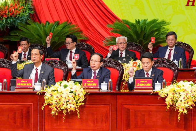 Đại hội Đảng bộ Thành ủy Hải Phòng khai mạc sáng 27/9. Ảnh: Lê Tân