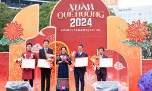 Khai mạc lễ hội 'Tết xuân quê hương 2024' tại Fukuoka, Nhật Bản