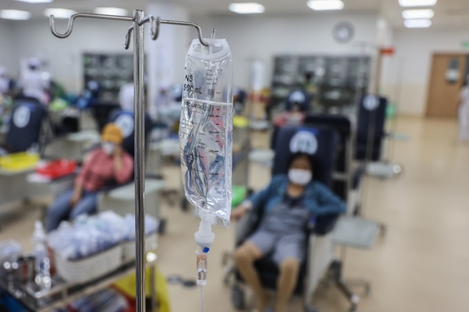 Khu vực hóa trị cho bệnh nhân ung thư. Ảnh: Quỳnh Trần