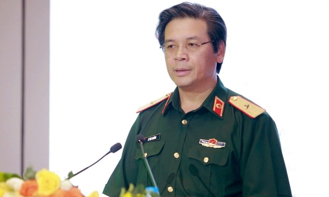 PGS.TS Lê Văn Trường, Chủ tịch Hội can thiệp mạch thần kinh Việt Nam, phát biểu. Ảnh: Kim Chi