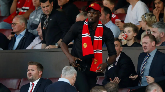 Bolt từng đến xem Man Utd thi đấu ở Ngoại hạng Anh năm 2018.