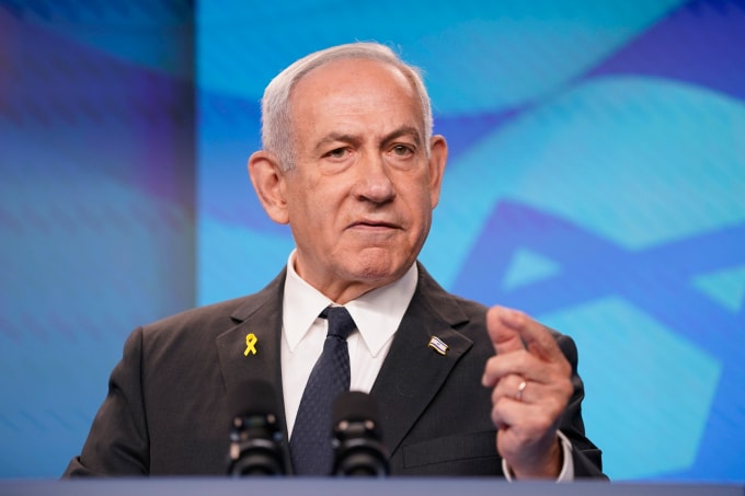 Thủ tướng Israel Benjamin Netanyahu tại Jerusalem hôm 15/9. Ảnh: AP