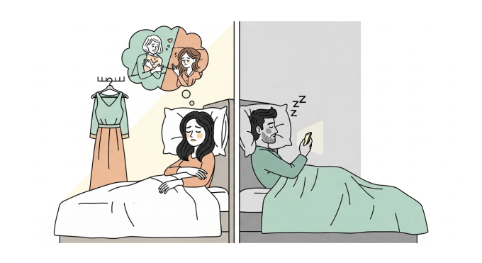 Trằn trọc trắng đêm vì bị chồng từ chối gần gũi