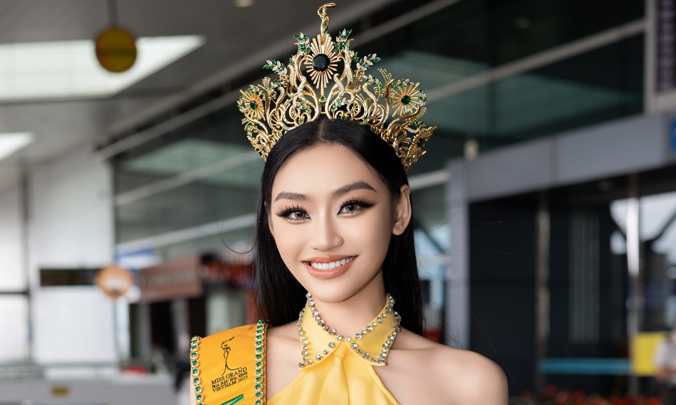 Yến Nhi giao lưu bằng tiếng Thái khi lên đường thi Miss Grand International