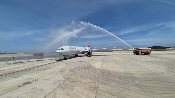 Hàng không Nordwind đưa khách Nga đến Khánh Hòa sau 5 năm tạm ngưng- Ảnh 1. Hàng không Nordwind đưa khách Nga đến Khánh Hòa sau 5 năm tạm ngưng- Ảnh 1.