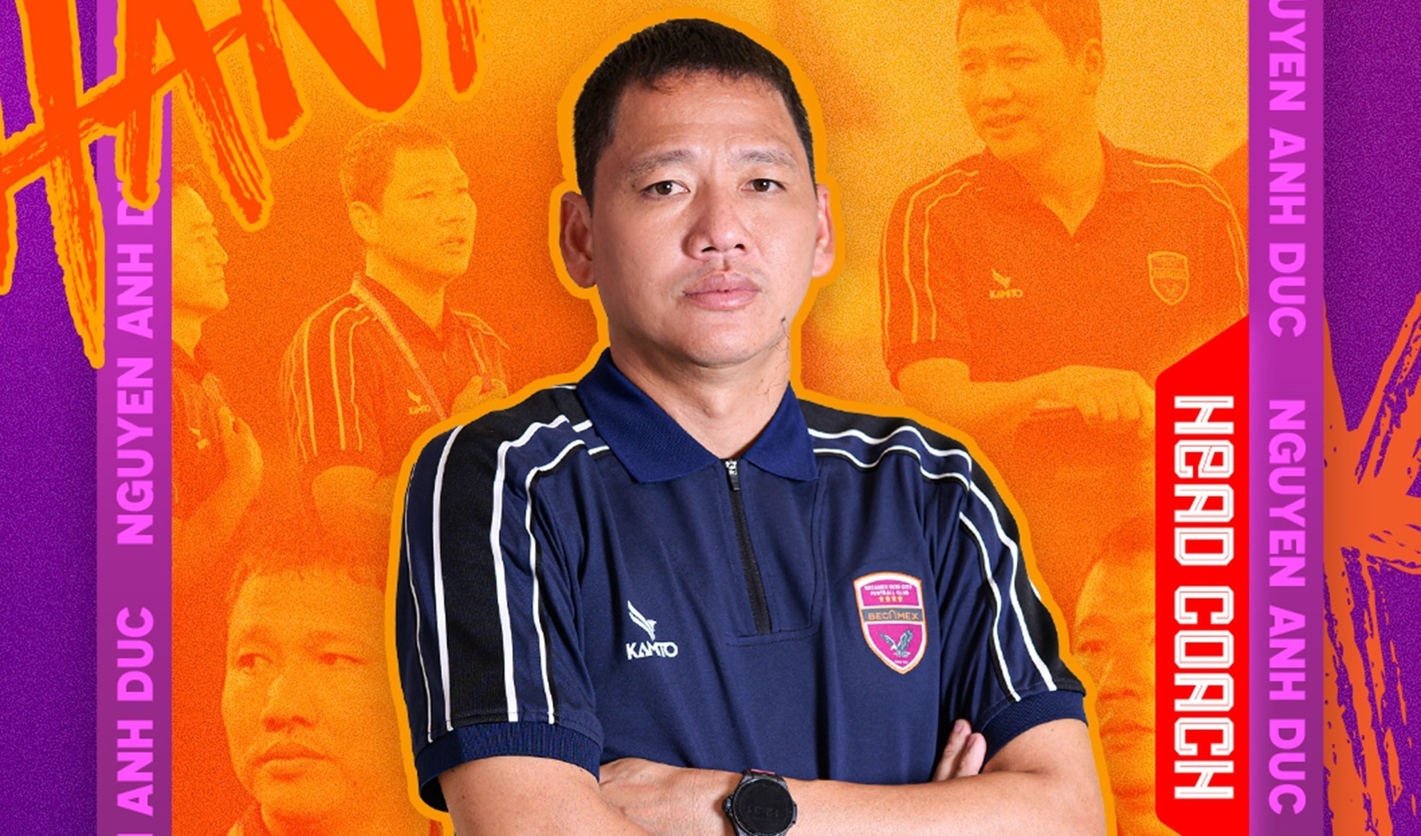 HLV Nguyễn Anh Đức chia tay CLB Becamex TP.HCM.