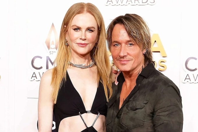 Nicole Kidman và Keith Urban tại sự kiện CMA Awards at Bridgestone Arena ở Tennessee năm 2023. Ảnh: WireImage