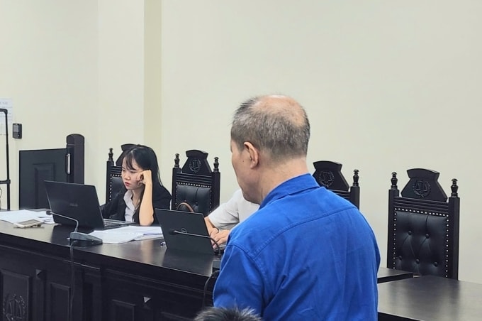 Ông Ngô Văn Vinh tại tòa ngày 30/9. Ảnh: Danh Lam