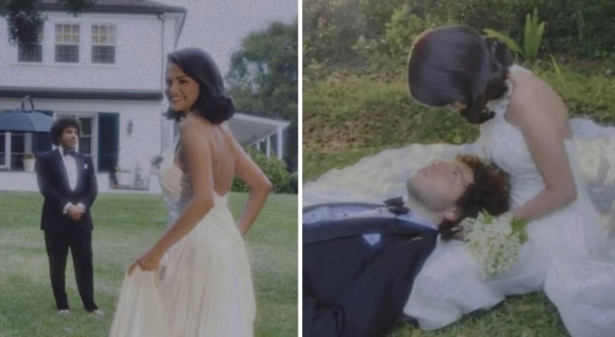 Bộ ảnh cưới đơn giản, tự nhiên của Selena Gomez và Benny Blanco.
