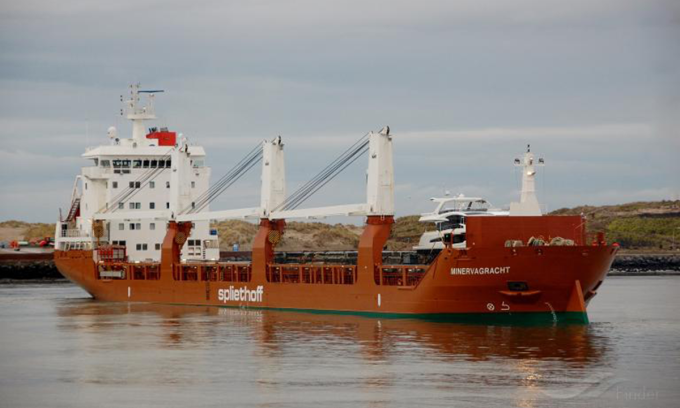 Tàu hàng Minervagracht tại IJmuiden, Hà Lan năm 2021. Ảnh: Vessel Finder