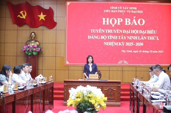 Thời gian và địa điểm tổ chức Đại hội đại biểu Đảng bộ tỉnh Tây Ninh lần thứ I - Ảnh 1.