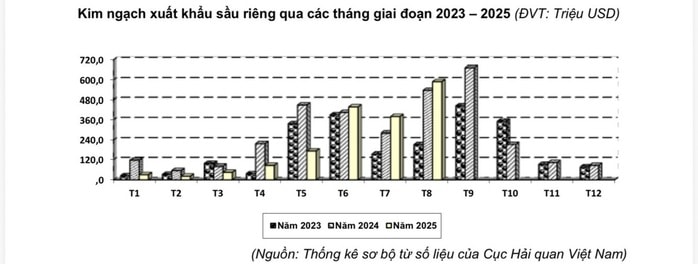 Giá sầu riêng giảm nhưng xuất khẩu vẫn phá kỷ lục , lý do từ đâu? - Ảnh 2. Giá sầu riêng giảm nhưng xuất khẩu vẫn phá kỷ lục , lý do từ đâu? - Ảnh 2.