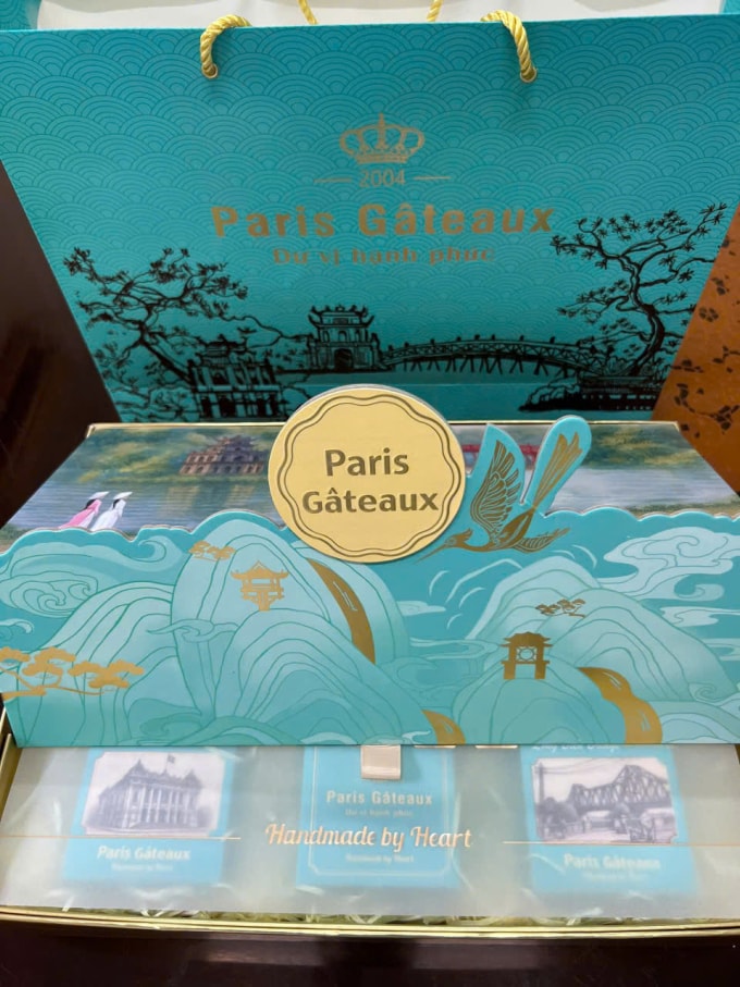 Hộp quà Trung thu Paris Gâteaux kết hợp nhiều hương vị Á - Âu - 1