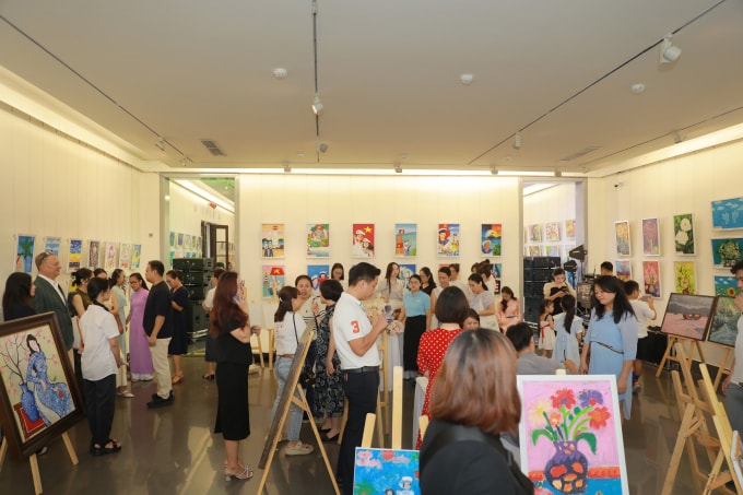 Triển lãm tranh dành cho trẻ yếu thế được tổ chức tháng 8 này. Ảnh: Bảo tàng Mỹ thuật Việt Nam