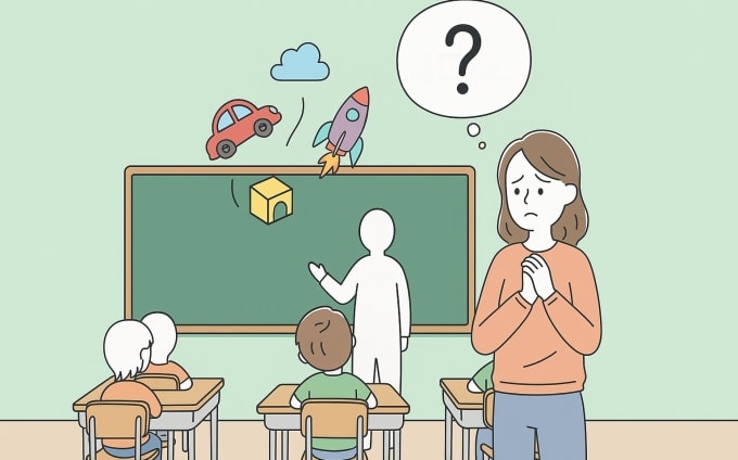 Lo lắng vì con 4 tuổi không chú ý nghe cô giảng, hay làm việc riêng