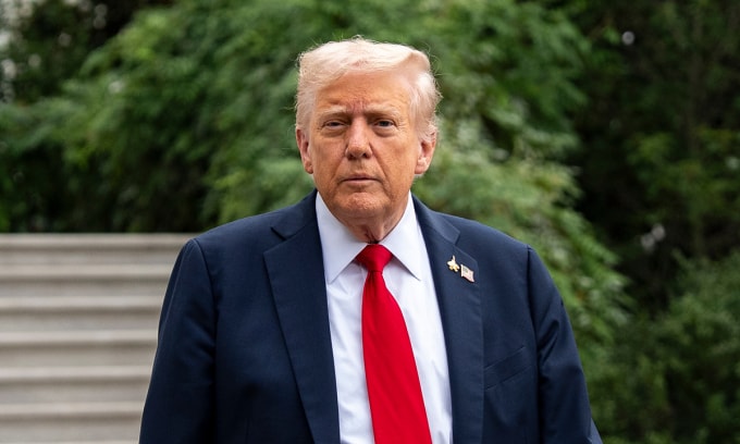 Tổng thống Mỹ Donald Trump tại Nhà Trắng ngày 30/9. Ảnh: AP