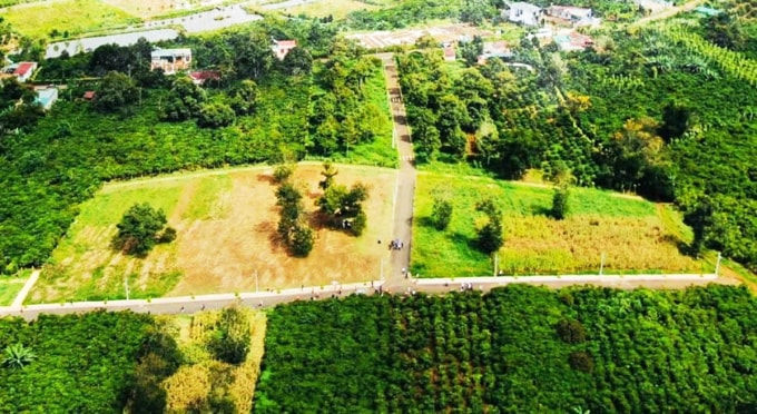 Một dự án biệt thự tại Bảo Lộc của Sam Group.