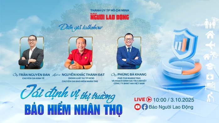 Báo Người Lao Động tổ chức talkshow “Tái định vị thị trường bảo hiểm nhân thọ”- Ảnh 1. Báo Người Lao Động tổ chức talkshow “Tái định vị thị trường bảo hiểm nhân thọ”- Ảnh 1.