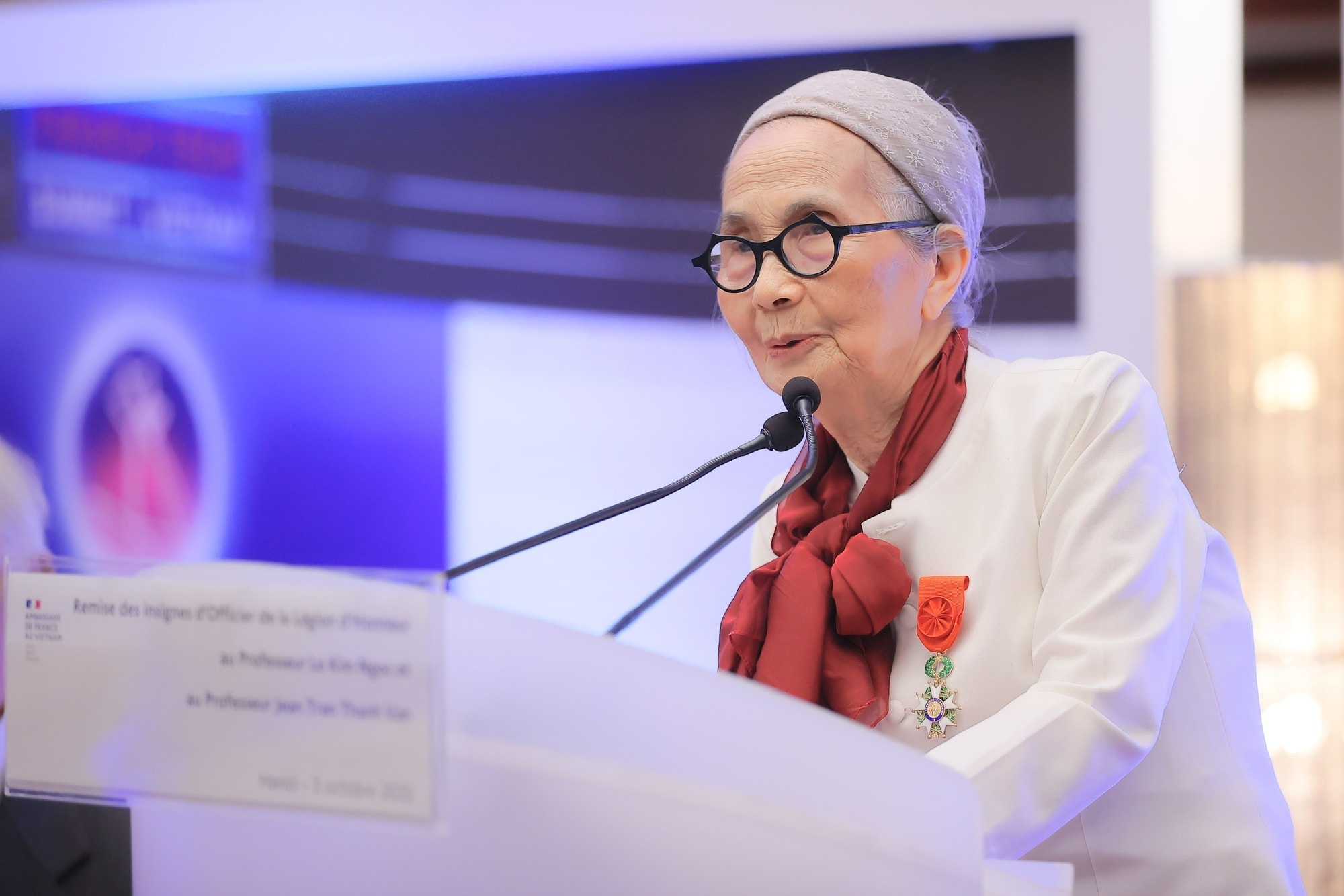 Giáo sư Lê Kim Ngọc. (Ảnh: Ảnh: Thông tin Chính phủ)