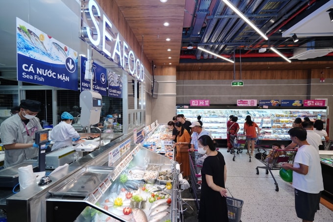 Khu vực thực phẩm tươi sống tại Aeon Văn Giang. Ảnh: Aeon Việt Nam