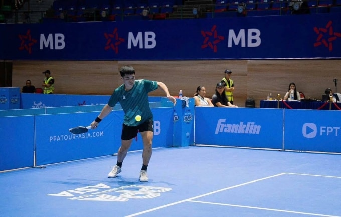 Vinh Hiển thi đấu ở giải pickleball PPA Tour Asia - MB Vietnam Cup 2025.