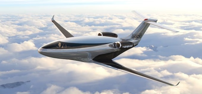 Hình ảnh 3D máy bay Phantom 3500. Ảnh: Jam Press